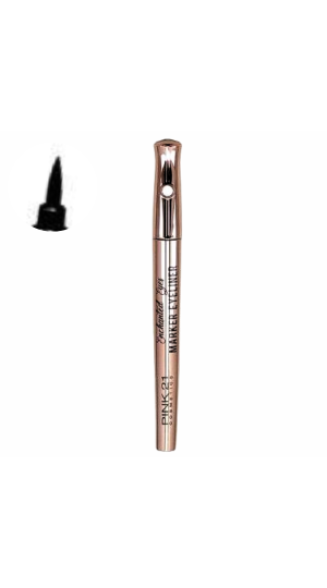 PINK 21 DELINEADOR EM CANETA PRETO ENCHANTED EYES  0,6ML