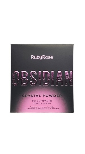 RUBY ROSE OBSIDIAN PÓ COMPACTO COR PC04  9,6G