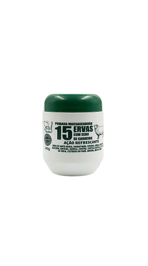 SOUL POMADA MASSAGEADORA 15 ERVAS 240G