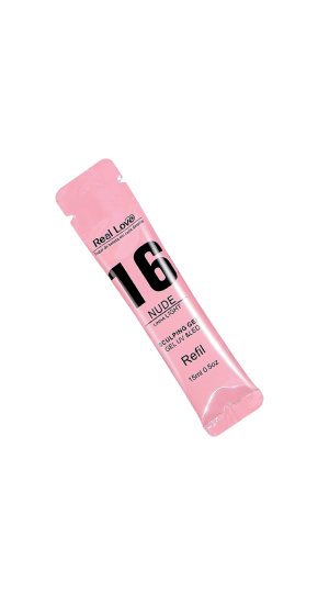 REAL LOVE GEL SCULPING REFIL 15ML 16  NUDE