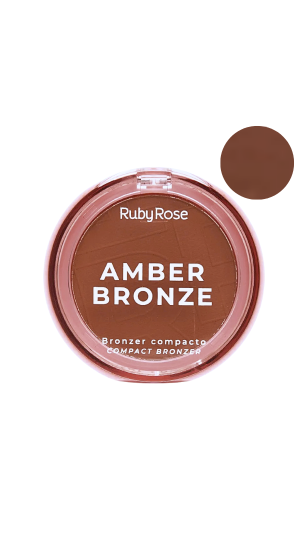 RUBY ROSE AMBER BRONZE COMPACTO COR TROPICAL TAN 7G