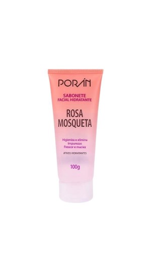 PORAN SABONETE FACIAL HIDRATANTE  ROSA MOSQUETA 100G