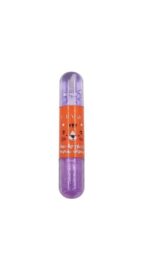 VIVAI DUO LIP GLOSS MUNNDO ANIMAL COR 04 3ML