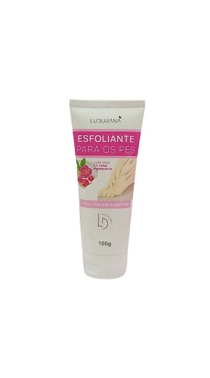 LUDURANA ESFOLIANTE PARA OS PÉS ROSA MOSQUETA 100G 