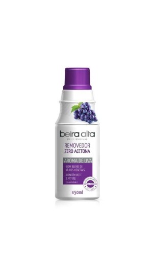 BEIRA ALTA REMOVEDOR ZERO ACETONA AROMA DE UVA 450ML
