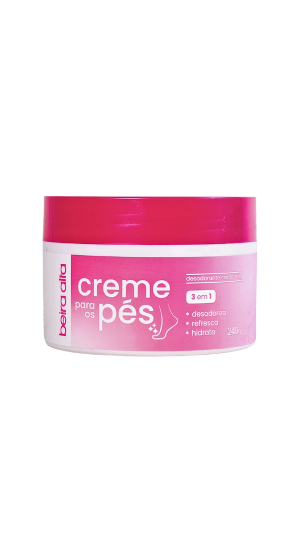 BEIRA ALTA CREME PARA OS PÉS 3 EM 1 240G