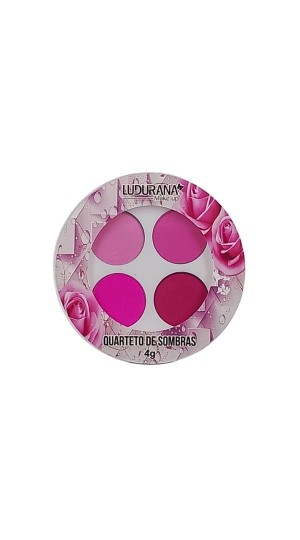 LUDURANA QUARTETO DE SOMBRAS COR 01 ROSA 4G