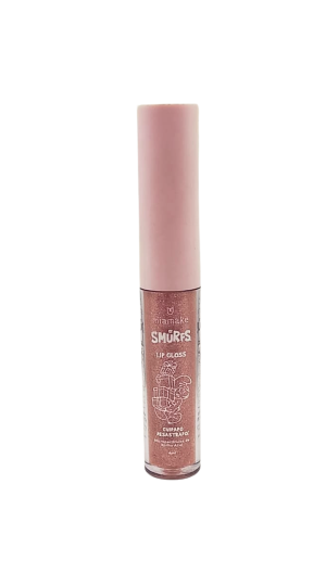 MIA MAKE LIP GLOSS OS SMURFS COR: CUIDADO, DESASTRADO! - MARROM 4ML