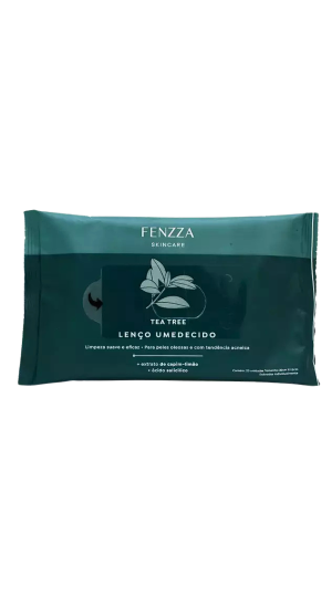 FENZZA LENÇO UMEDECIDO TEA TREE CAPIM E LIMÃO