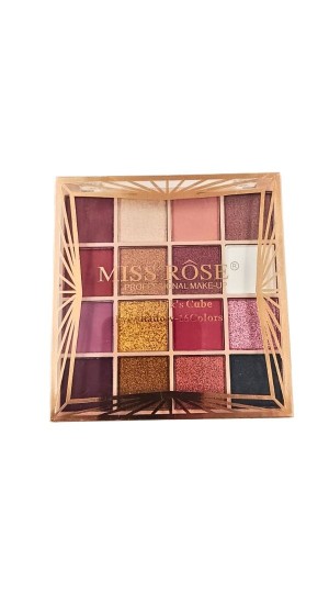 MISS RÔSE PALETA DE SOMBRA BIG RUBIK ' S CUBE COR M3 16G