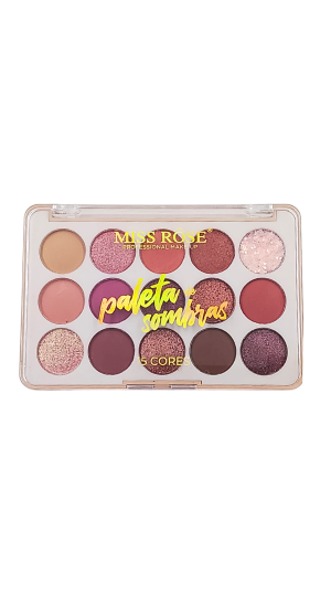 MISS RÔSE PALETA DE SOMBRA 15 CORES COR 02 15G