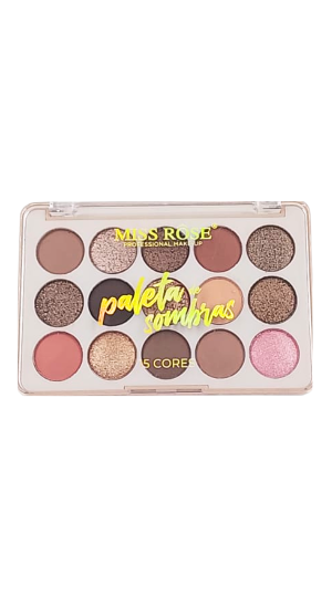 MISS RÔSE PALETA DE SOMBRA 15 CORES COR 02 15G
