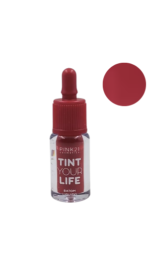PINK 21 BATOM LIQUIDO TINT YOUR LIFE COR 01 8ML 