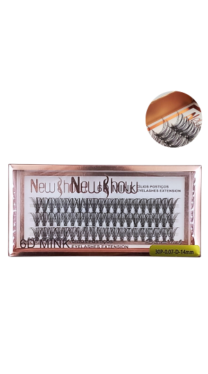 NEW SHOW CILIOS TUFINHO 6D MINK