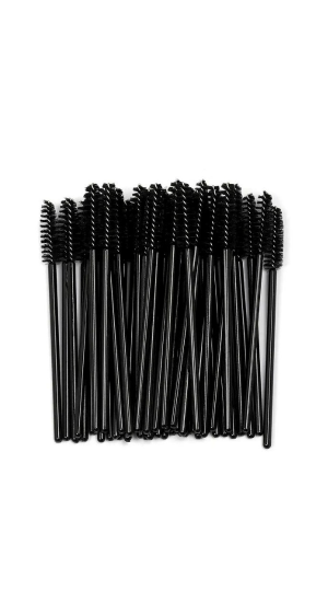 ESCOVINHA PARA CILIOS C/50  PRETA