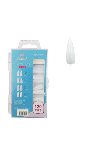 REAL LOVE UNHA TIPS C/120 SEM MARCAÇÃO UN38