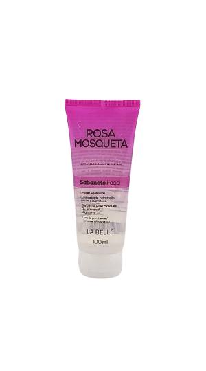 LA BELLE PARIS SABONETE FACIAL ROSA MOSQUETA 100ML 