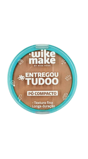 WIKE MAKE BY MISS RÔSE PÓ COMPACTO #ENTREGOU TUDO COR 07 10G 