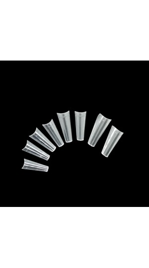 NEW QUALITY UNHA TIPS BAILARINA TRANSPARENTE C/100