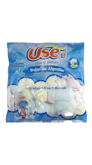 USE IT BOLAS DE ALGODÃO COLORIDO 95G