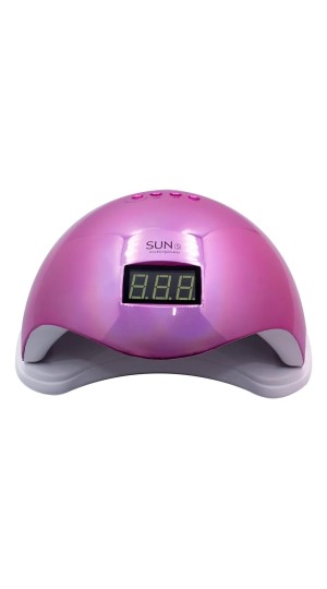 SUN 5 CABINE LED/UV CROMADA ROSE 48W