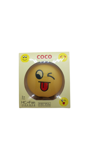HC + FAN VENTILADOR E LED COCO CARINHAS