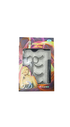 SABRINA SATO CILIOS POSTIÇO MAGNÉTICO 5D F003 C/4 PARES