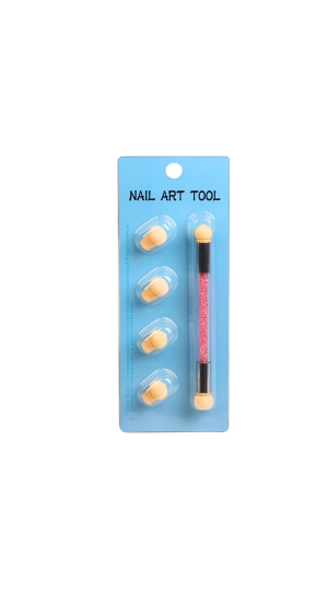 NAIL ART TOOL PINCEL C/ESPONJA PARA NAIL DESIGNER