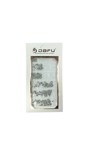 DAFU TECHNOLOGICAL TURNS LYRICAL STRASS PARA UNHA PRATA