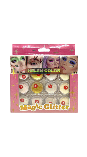 HELEN COLOR PÓ CROMADO C/12