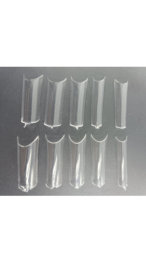DAFU UNHA NAIL TIPS CURVATURA C TRANSPARENTE C/100 PEÇAS DF-UP 101-N47