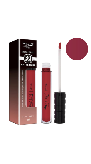 MAX LOVE BATOM LIQUIDO 30 HORAS MATTE NUDE 4ML 673