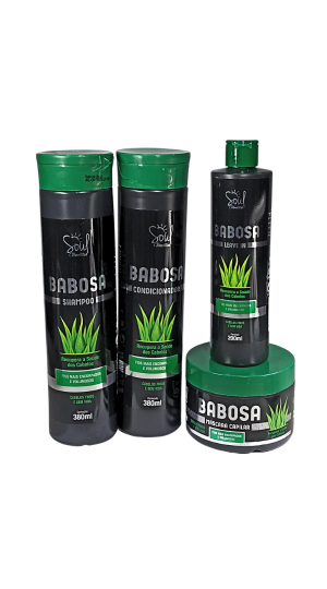 SOUL BABOSA KIT CAPILAR COM 4 UNIDADES