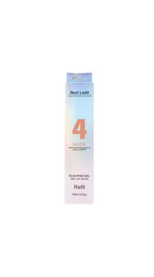 REAL LOVE GEL SCULPING REFIL 15ML 04 NUDE