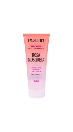 PORAN SABONETE FACIAL HIDRATANTE  ROSA MOSQUETA 100G